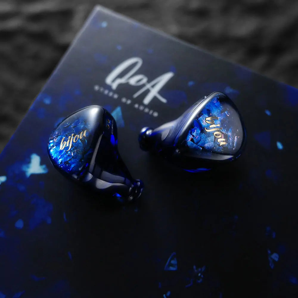 Nouveaux écouteurs intra-auriculaires QoA Bijou 1DD+1BA+1BCD, moniteur hybride HiFi IEMs avec câble de casque et fiches 3,5 mm et 4,4 mm