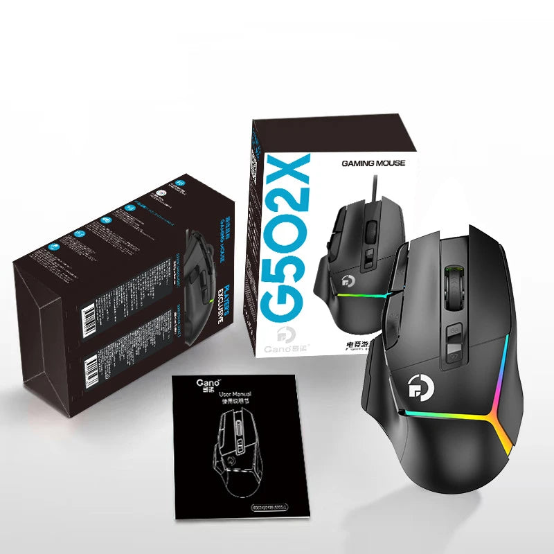 Wireless Gaming Mouse Ergonomics USB Rechargeable Bluetooth Mice Optical Sensor Programming Gaming Mice with Wired For Windows