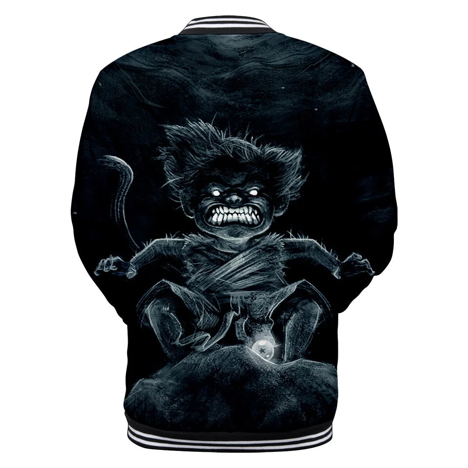 Uniforme da baseball streetwear Dragon Ball per uomo e donna, costume Son Goku per adulti, giacca primaverile e autunnale, cardigan, felpa, idea regalo