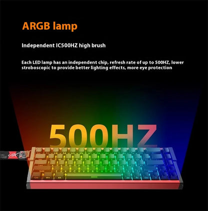 Irok MG68 MAX Keyboard Magnetic Switch Hot Swap RGB 8K Gamer Mechanical Keyboard PC E-Sports Gaming Accessories Customized Gift
