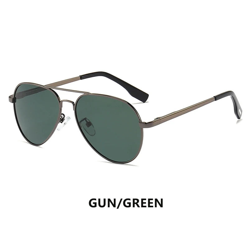 LIOUMO Hochwertige Piloten-Sonnenbrille für Herren, polarisierte Autofahrerbrille für Damen, modische Pilotenbrille, blendfreie Sonnenbrille für Herren