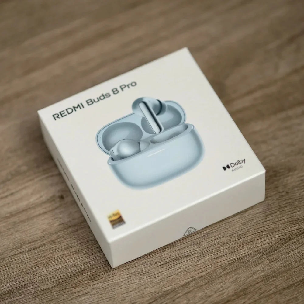 New Xiaomi Redmi Buds 8 Pro Global Version TWS Earphone Buletooth 5.4 AI Clear Call 3 MIC 55dB Active Noise Cancellation Earbuds