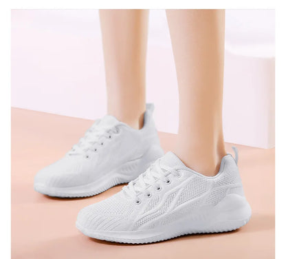 Women Running Shoes Breathable Casual Sneakers Lightweight Gym Outdoor Sport Comfortable