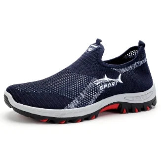 Letnie sneakersy męskie – sportowe buty męskie z siateczki, oddychające buty sportowe z płótna, lekkie sneakersy, tanie buty, wyprzedaż
