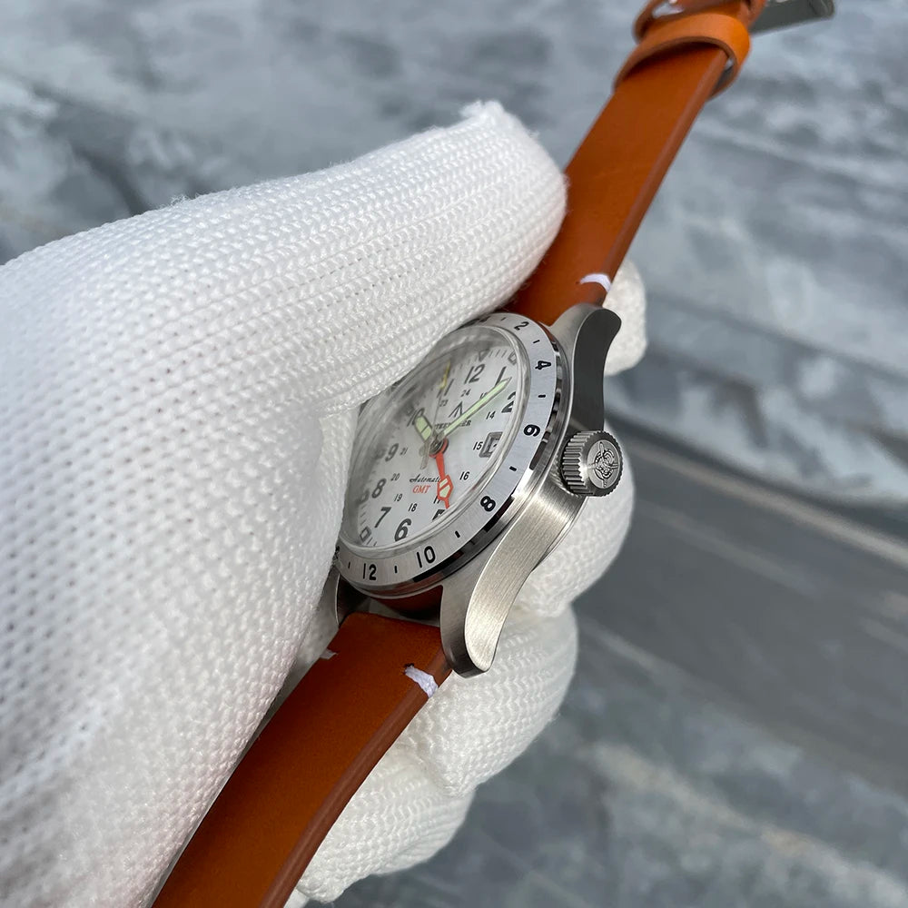 STEELFLIER Official SF792 GMT Mechanical Dive Watches Super Luminous NH34 Movement 20Bar Waterproof Luxury Stainless Steel Watch