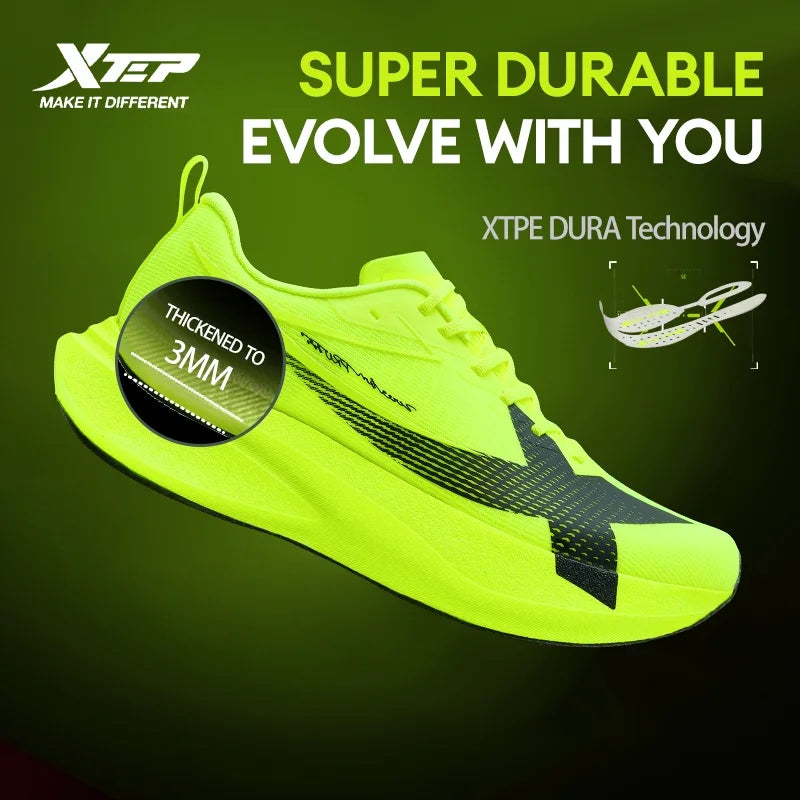 XTEP 2000km PRO Running Shoes For Men 2026 Spring Soft Durability Stability Comfort Lightweight Male Sports Sneaker 874219110026