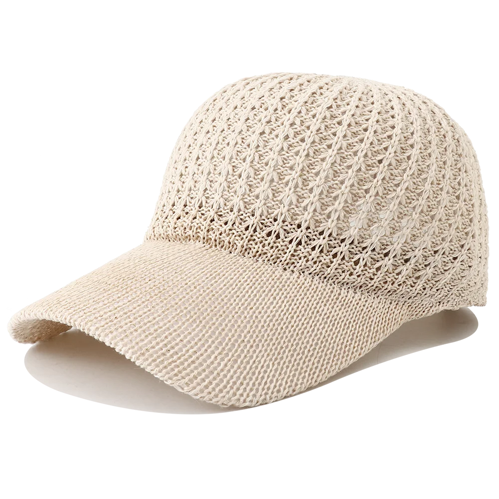 2025 New Summer Breathable Mesh Baseball Cap Snapback Hat Outdoor Sport Sunscreen Trucker Hats For Women Men Sunhat
