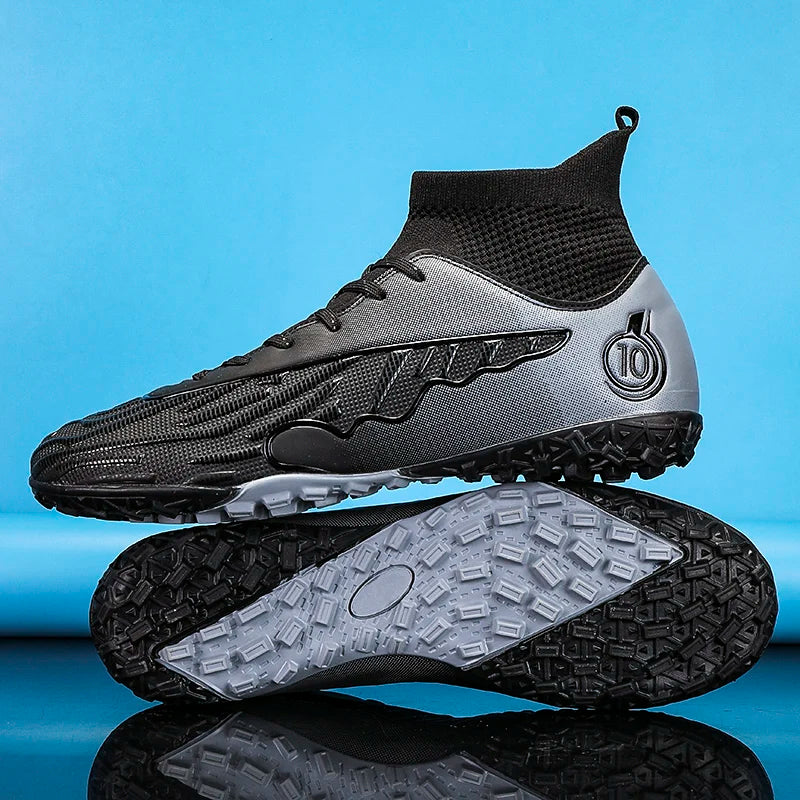 Chaussures de football professionnelles pour hommes, crampons durables pour terrain en herbe extérieur