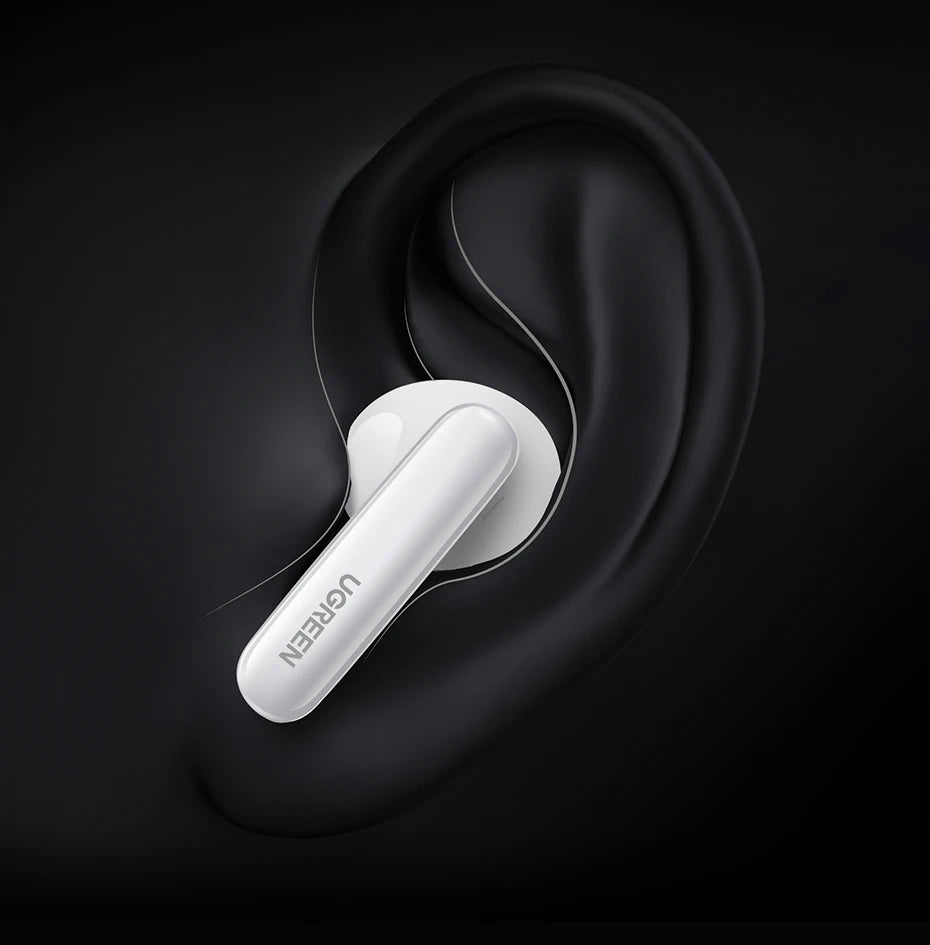 UGREEN ANC Semi-open TWS Adaptive Active Noise Cancelling Earbuds LDAC Hi-Res Audio Wireless Bluetooth Earphones Headphones