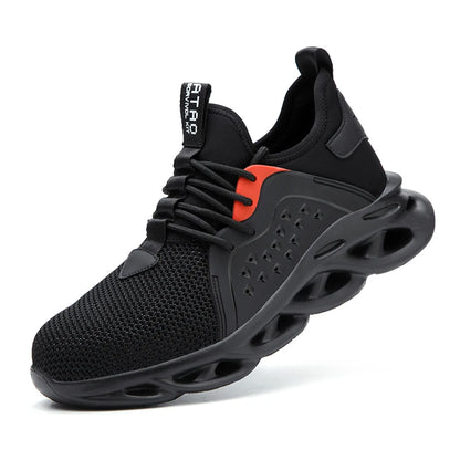 Chaussures de sécurité de travail pour hommes, baskets de travail légères et indestructibles, chaussures de sécurité à bout en acier, bottes de protection de sécurité, chaussures de toiture