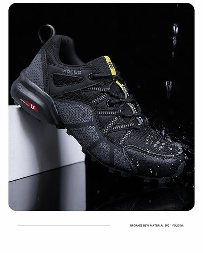 Men's Hiking Shoes All-terrain Outdoor Sports Shoes Breathable Mesh Non-slip Wear-resistant Hiking Shoes Outdoor Cycling Shoes