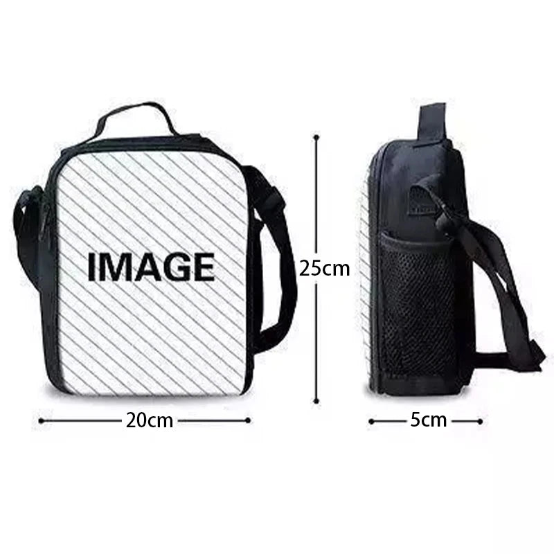 Neue FortniteS Kinder-Isoliertasche mit großem Fassungsvermögen für Jungen und Mädchen, wiederverwendbare Thermo-Kühltasche für Schule, Outdoor-Picknick und Lunchbox