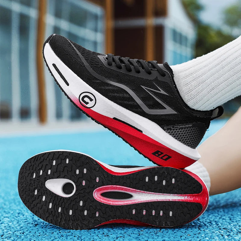 Chaussures de sport pour hommes et femmes, baskets de course décontractées, respirantes, légères, confortables, antidérapantes, pour la marche en plein air