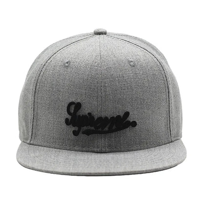 Cappellino da baseball ricamato, chiuso, aderente, modello New York, taglia Trucker, Bboy, da uomo, con visiera, stile hip hop, semplice, snapback, visiera piatta, Era