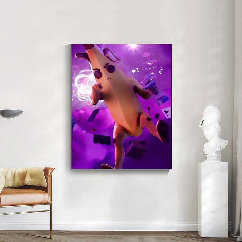 cool F-FORTNITE  high-definition poster sticker, sprucing up home and room walls, available in diverse styles.