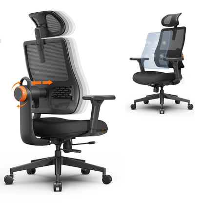 NEWTRAL Ergonomic Office Chair,Auto-Following Backrest,Adaptive Lower Back Support,Adjustable Headrest Seat Depth Computer Chair