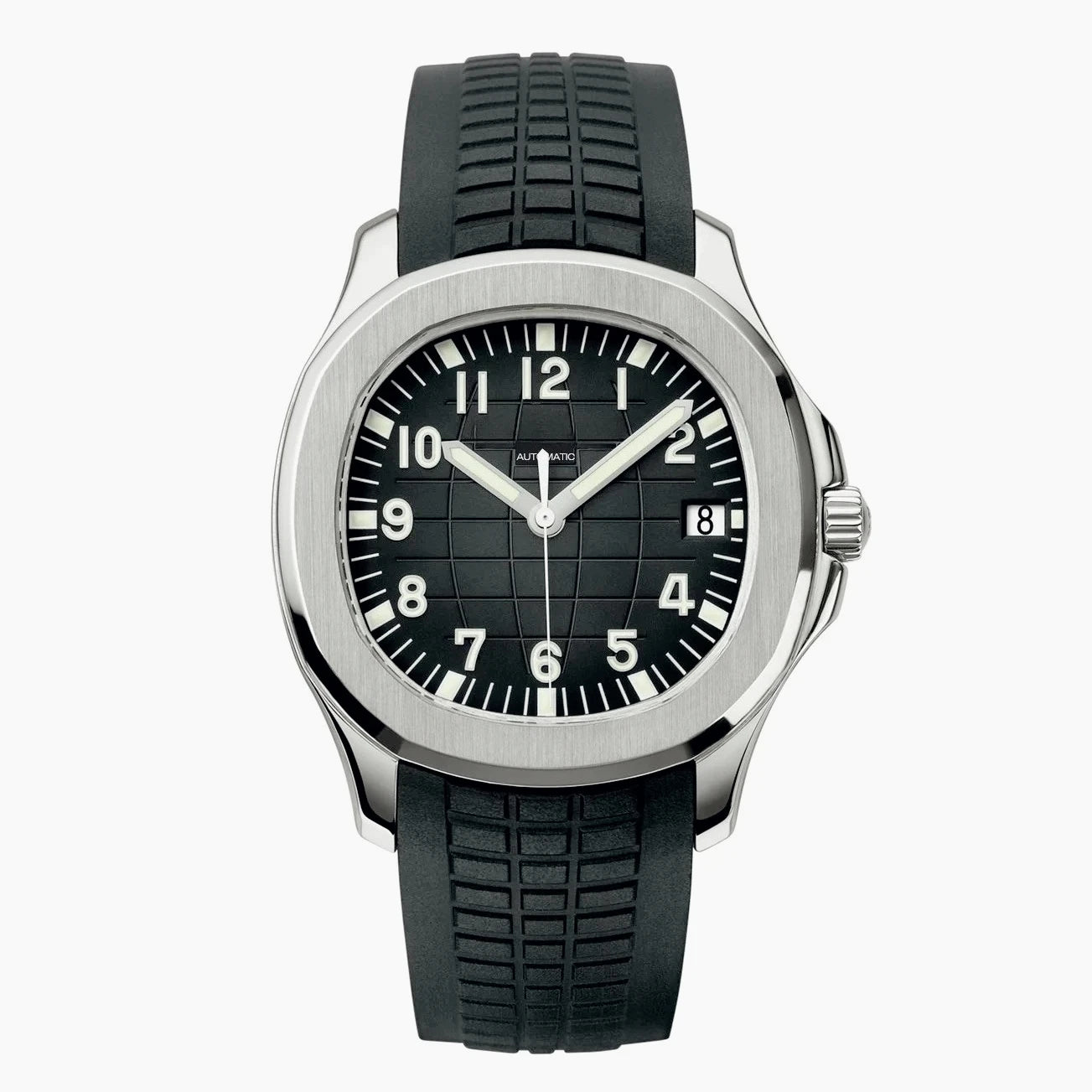 Automatic Men Watch Sapphire Stainless Steel Sport Waterproof Luminous Rubber Mechanical Luxury Military Watches