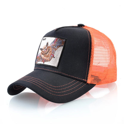 Streetwear Trucker Caps With Scorpion Patch Men's Snapback Hip Hop Baseball Cap For Women Four Seasons Fashion Casquette Hats
