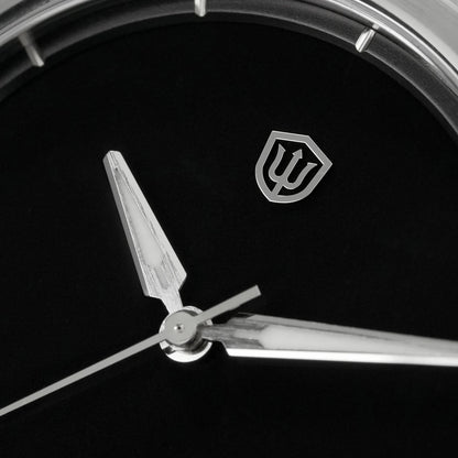 Watchdives WD0016 Super Black Men Watch Ultra Light-Absorbing Dial VH31/VH60 Sweep Second Quartz Movement Stainless Steel Watch