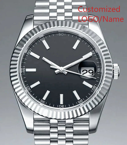 A989 Store Customized Watch Men's WomenAutomatic Mechanical Watch 36mm 40mm 904L Stainless Steel Black Blue