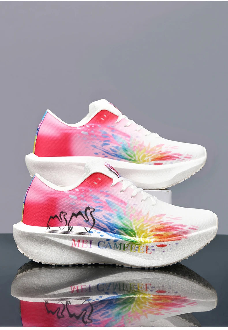 2026 New Eagle Pattern Running Shoes Carbon Plate Marathon Sports Shoes Ultra-light Breathable Cushioning Training Running Shoes