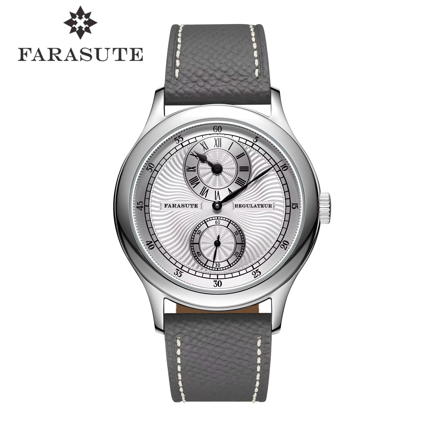 FARASUTE Manual Mechanical Men's Watch Seagull Movement Sapphire Crystal Business Waterproof Regulateur Men's Watch
