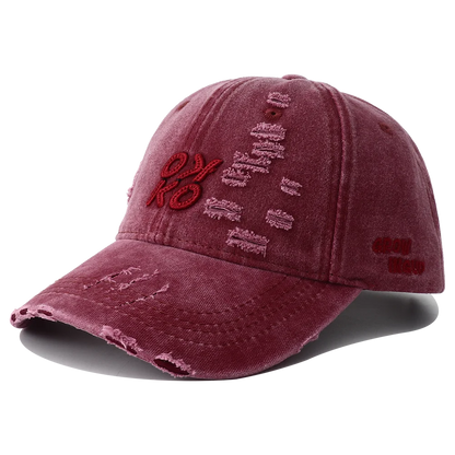 2026 New Retro Washed Cotton Baseball Cap Unisex Letter Embroidery Caps Adjustable Casual Outdoor Streetwear Sports Dad Hats