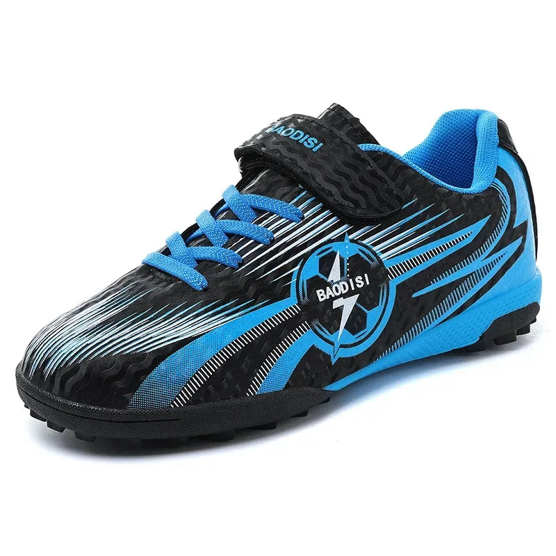 Chaussures de football originales à crampons pour cheville, nouvelles chaussures de football pour enfants, chaussures de futsal, baskets rapides pour intérieur, chaussures de sport pour terrain de société, chaussures de f