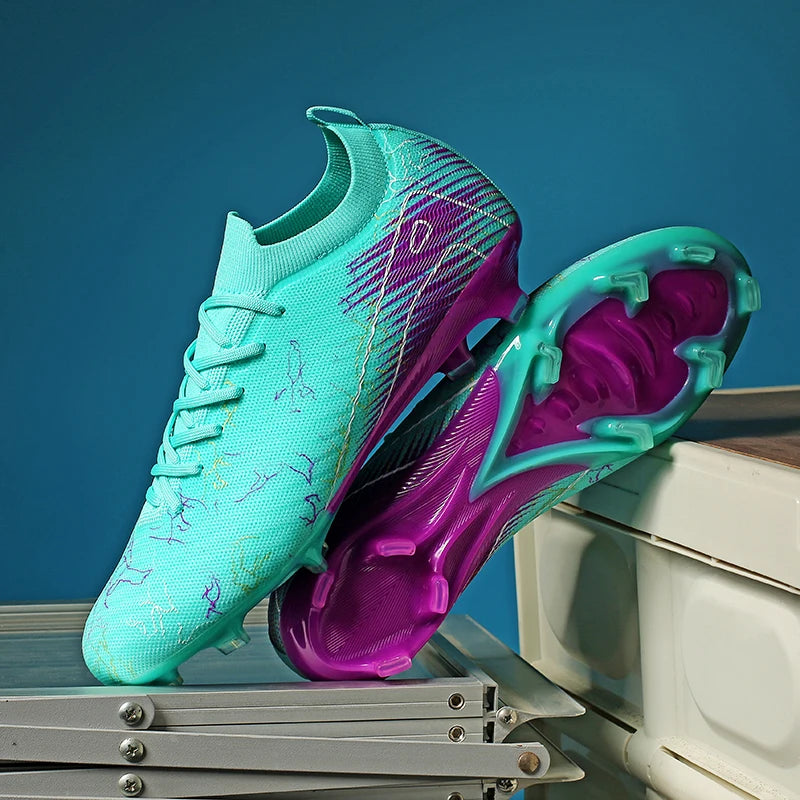 New Men's Soccer Shoes Top Quality Wholesale Cleats Football Boots Training Non-Slip Sneakers FG Drop Shipping Unisex Adult