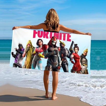 Towel Beach Bath Quick-Drying Lightweight Portable F-FORTNITES-ES Sauna Camping Swim Game Pool Travel