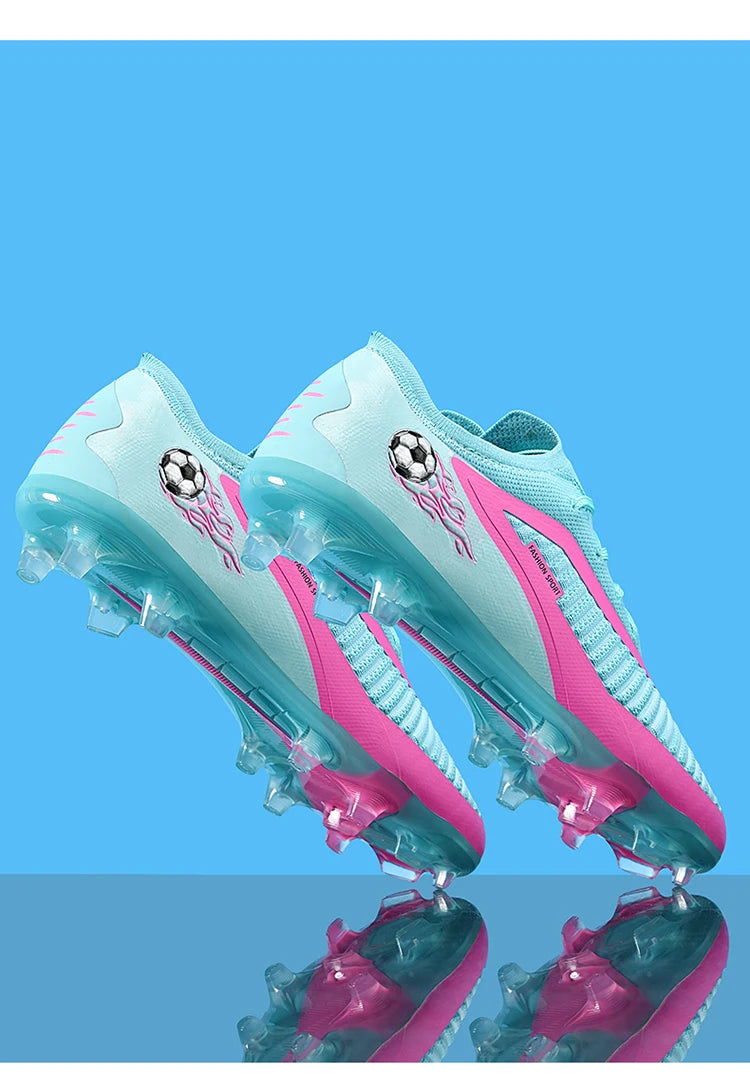 Zapatillas de fútbol profesionales para hombre, nuevas, de alta calidad, rápidas, con tacos para césped artificial, botas profesionales para campo de fútbol, zapatilla baja
