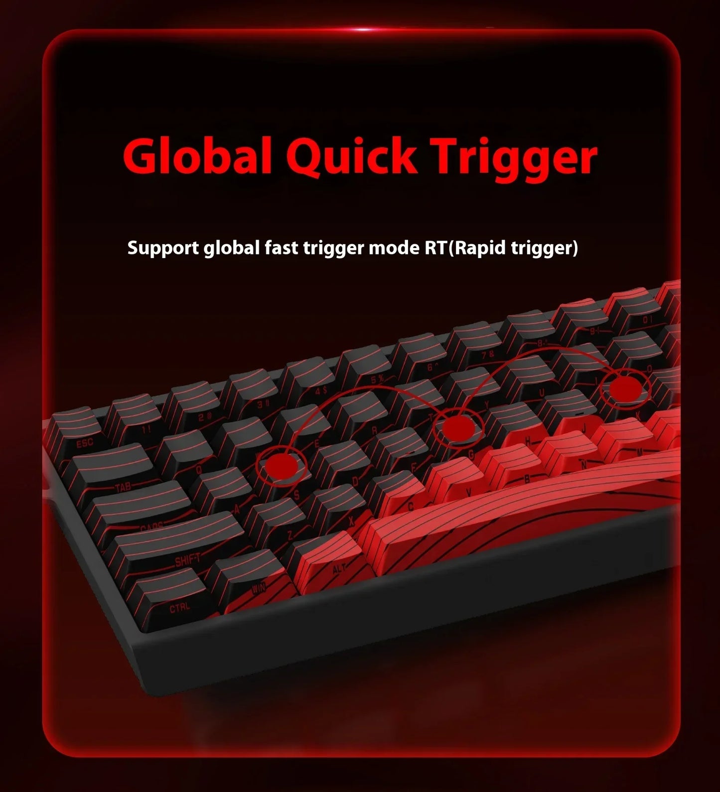 Madlions Mad 60He Magnetic Switch Mechanical Keyboard MAD68 Wired Keyboard Mad60he Custom MAD68he Esports Gamer Keyboard Gifts