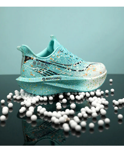 Zapatillas de running con placa de carbono 2026, amortiguación para maratón, deportivas para hombre y mujer, transpirables, ligeras, cómodas, atléticas y antideslizantes