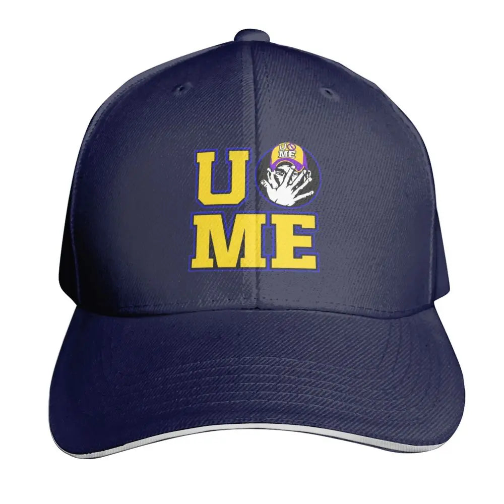 Yellow Wrestling Cena John White Custom Baseball Caps For Mens Unisex Male Beach Sunscreen Hat Snapback Cap