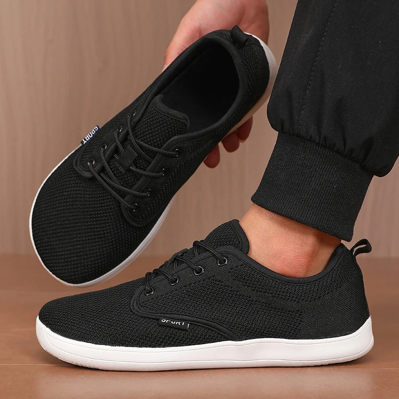 Women's Walking Flat Shoes Soft Mesh Suitable for Travel Wide Palms Lightweight Support Fitness and Leisure Sports Shoes for Men