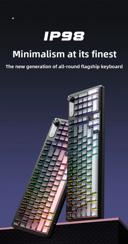 Wired Silent Keyboard Gaming Keyboard Magnetic Mechanical Wired for Pro Gaming Rapid Trigg 8000Hz 128K Rate