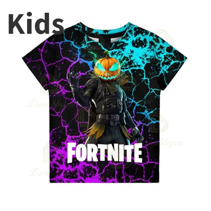 T-shirt 3D Red Jade Fortnite Anime Battle Royale per uomo, donna e bambini - T-shirt Pelly, regalo di compleanno per ragazze e ragazzi