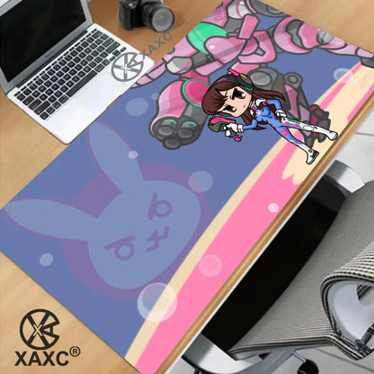 Large Game Overwatch Mouse Pad Kawaii XXL PC Computer Desk Mat Gamer Office Carpet Keyboard Table GamingAccessories MousepadXAXC