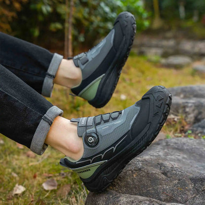 Men's Lightweight Casual Shoes Outdoor Running Shoes in Black Grey Khaki Sizes 39-48 PU Material with Canvas