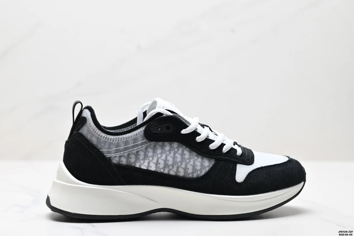 Low-Top Casual Men's Sneakers Fashionable Sport Shoes Comfortable Walking Shoes Men's Footwear Breathable Leather Upper