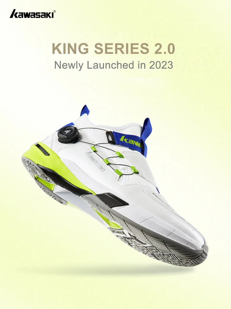 Kawasaki King Series 2.0 professionele badmintonschoenen voor heren en dames, anti-twist sportschoenen, originele herentennisschoenen sneakers A3311