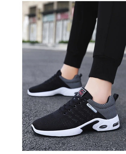 Chaussures de dehors Légères et Décontractées pour Homme, Baskets Respirantes à Lacets, Version Coréenne, Nouvelle Tendance