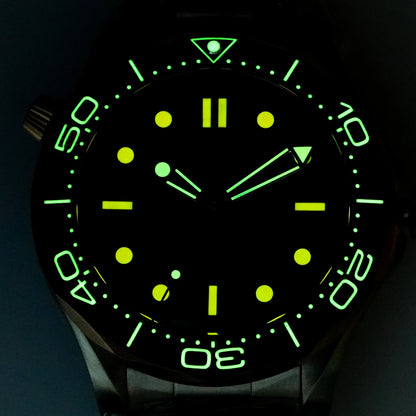 Watchdives WD007Q Diver Watch VH31 Sweep Second Quartz Movement Luminous Domed Sapphire Crystal Watches 42mm Titanium Watches