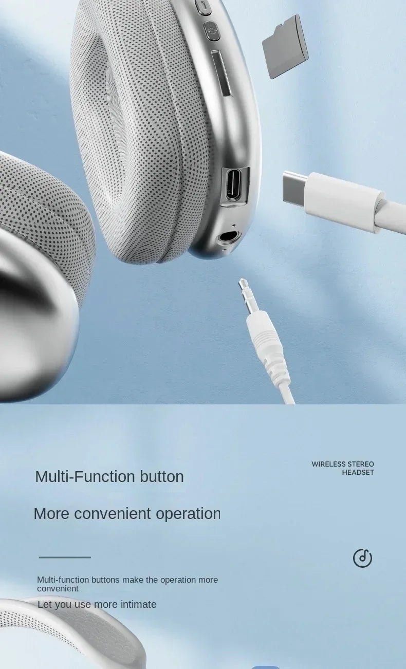 2025 Air Max P9 TWS Wireless Bluetooth 5.1 Earphones with Mic – Noise Cancelling Gaming Sports Earbuds for iPhone Android PC