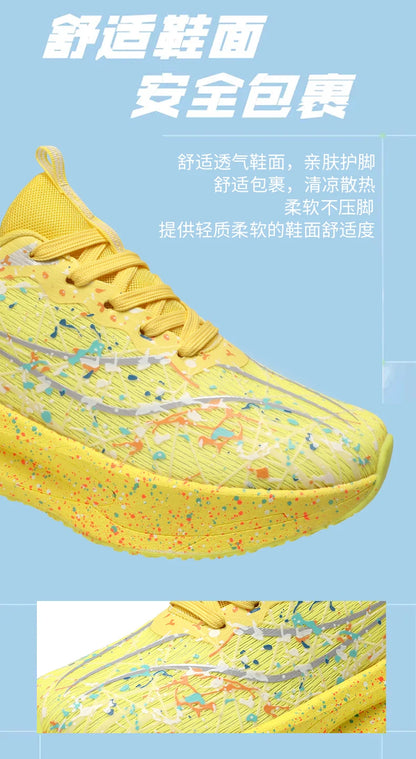 Zapatillas de running con placa de carbono 2026, amortiguación para maratón, deportivas para hombre y mujer, transpirables, ligeras, cómodas, atléticas y antideslizantes