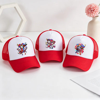 Cappellino da baseball Cartoon "The Amazing Digital Circus" per adulti, con stampa anime, per studenti, estivo, sportivo, regolabile, carino, da regalo