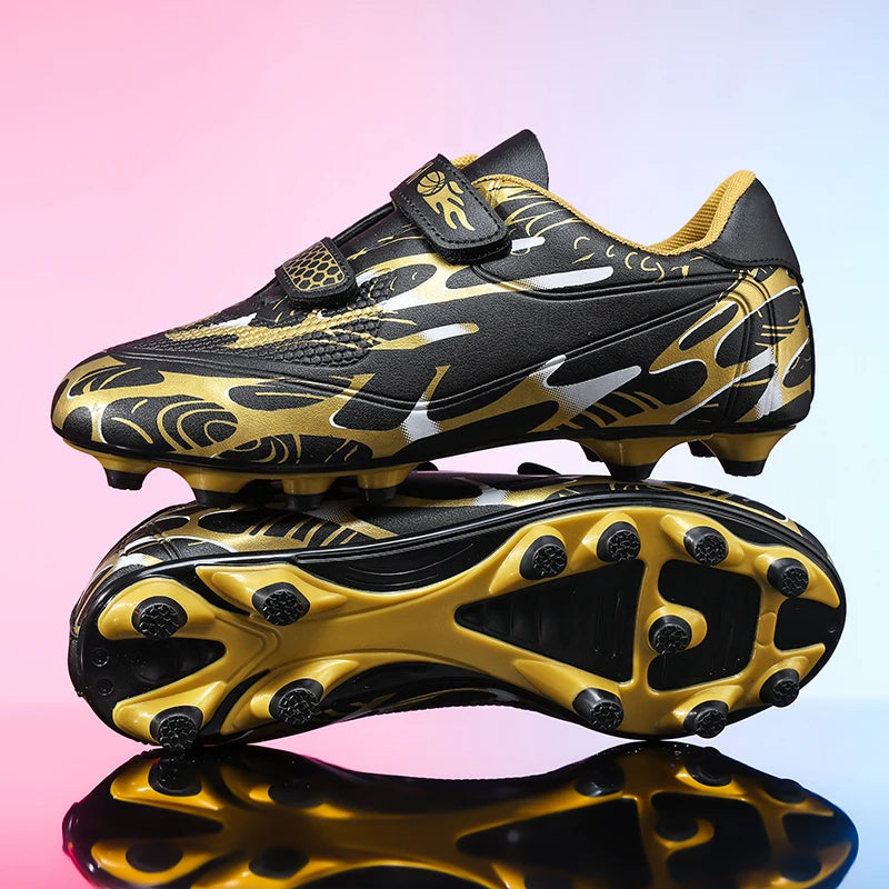 Nouveaux hommes enfants bottes de Football ultralégers garçons chaussures de Football professionnelles crampons antidérapant Match herbe chaussures d'entraînement livraison directe