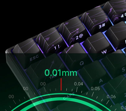 MONSGEEK FUN60 PRO&MAX HE Mechanische Tastatur mit Magnetschaltern, 60% kabellose Gaming-Tastatur, Rapid Trigger, 8K ARGB, Custom-Tastatur