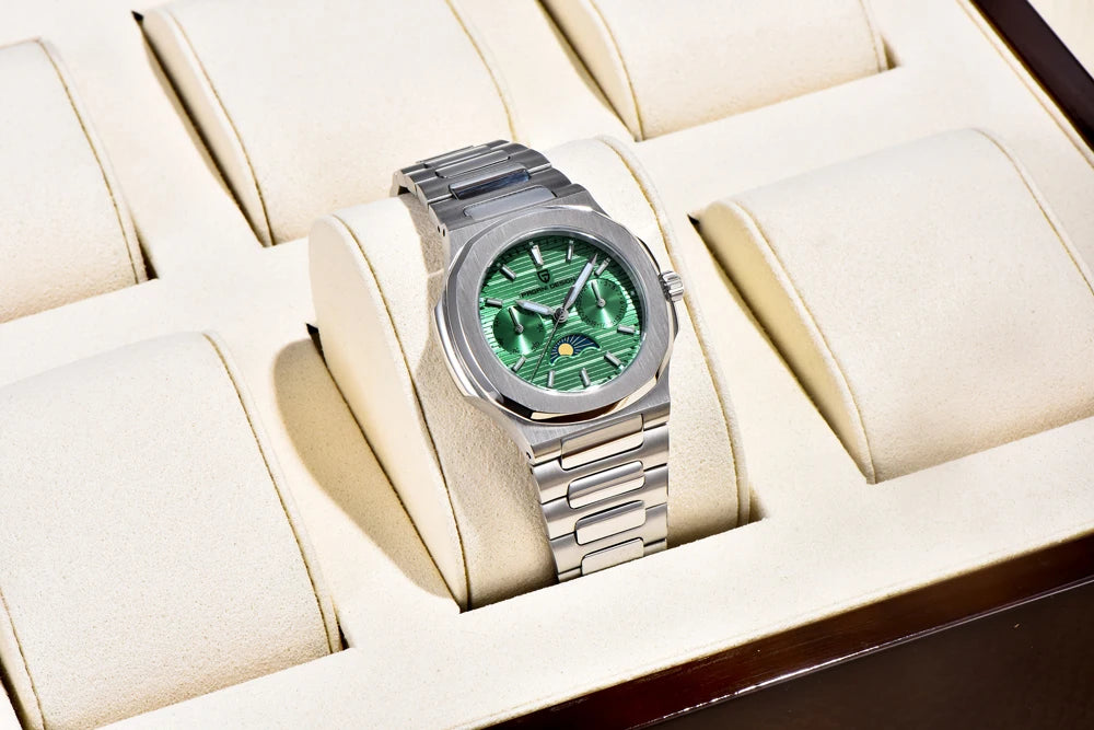 2025 New PAGANI DESIGN Women's Watch Automatic Date Luxury Quartz Watch Japan Epson VX3HA Watch Stainless Steel Waterproof Clock