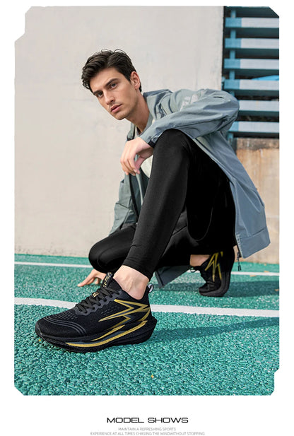 NEW Men Sports Running Shoes Off Marathon Breathable Light Comfortable Athletic Sneakers Jogging Basketball Tenis Air Cushion